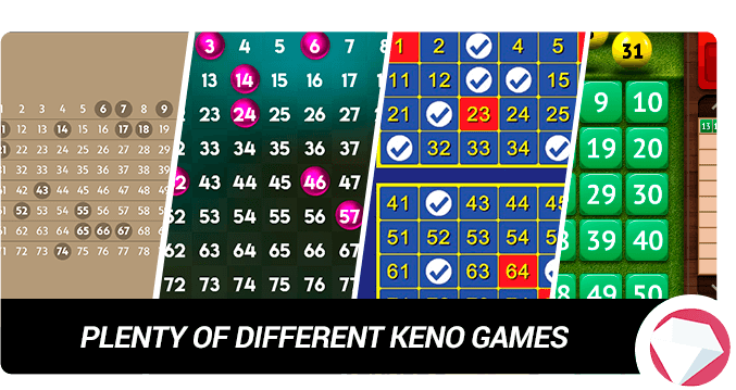 Different types of keno games